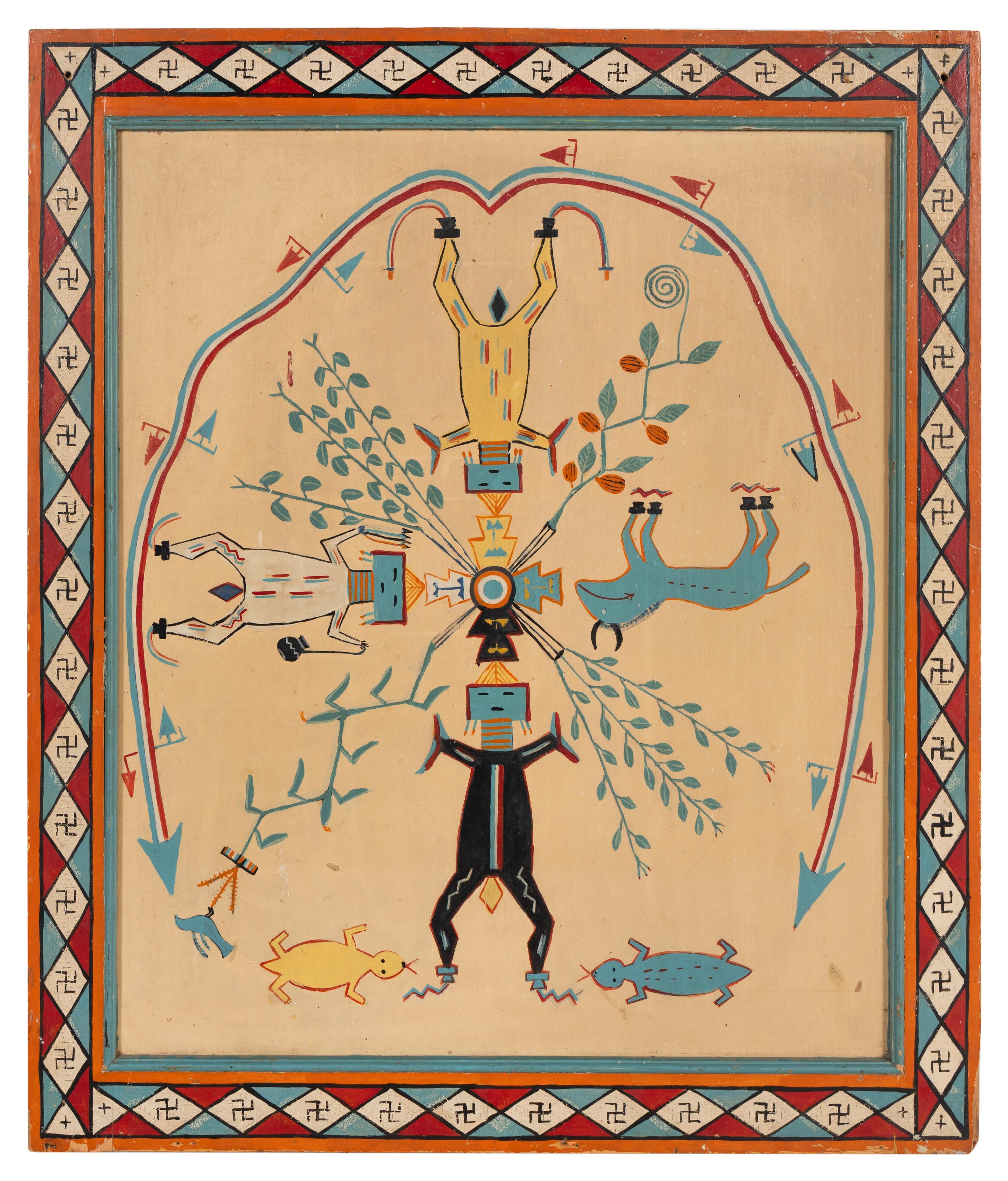 Double-sided Wall Hanging and Shadow Box from Shiprock Trading Post