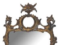 A Pair of Rococo Style Giltwood Mirrors