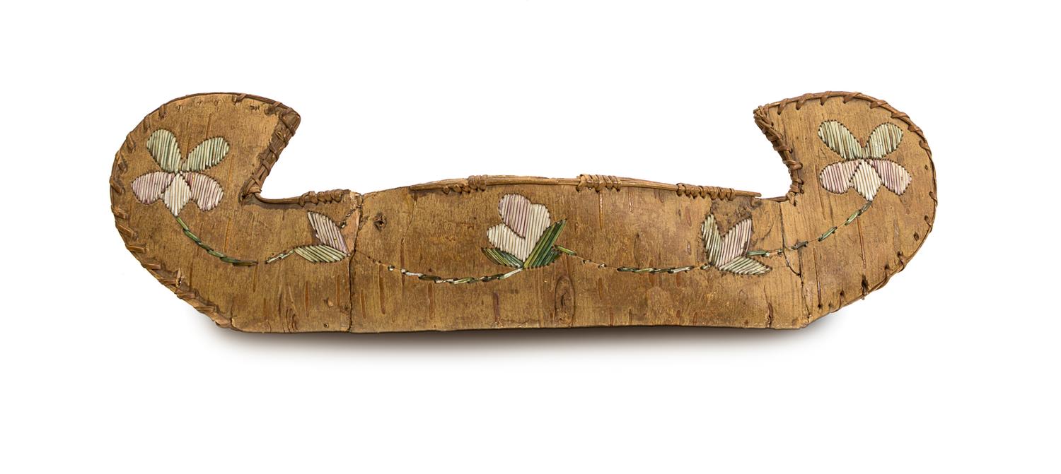 Four Great Lakes/ East Coast Model Canoes Length largest 25 3/4 x width 7 1/4 inches.