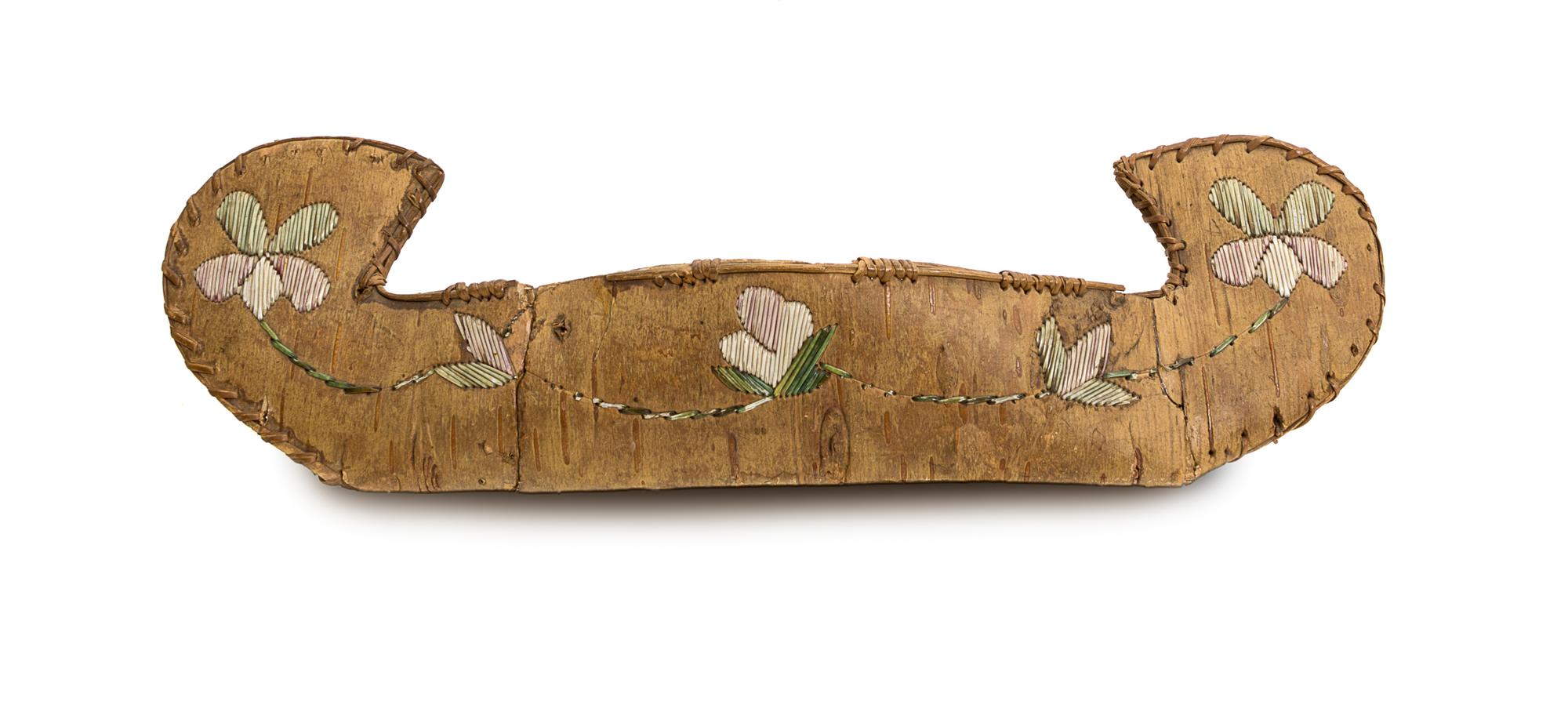 Four Great Lakes/ East Coast Model Canoes Length largest 25 3/4 x width 7 1/4 inches.