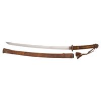 Signed WWII Japanese Shin Gunto with Officer Sageo