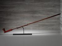 Eastern Great Lakes Calumet Stem, with Catlinite Pipe Bowl