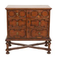 A William and Mary Style Oak Two Door Cabinet