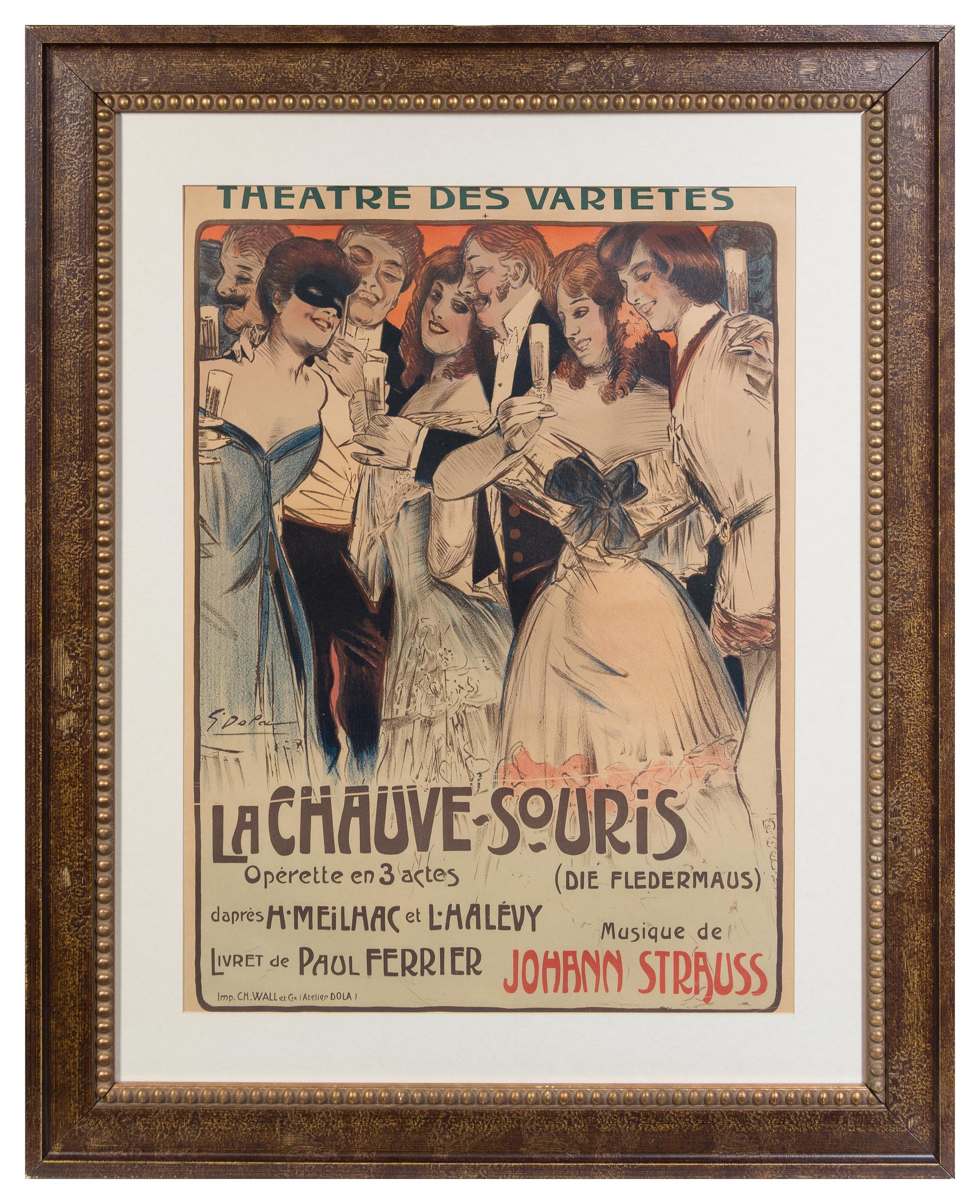 Georges Dola (Edmond Vernier), (French, 1872-1950), La Chauve Souris