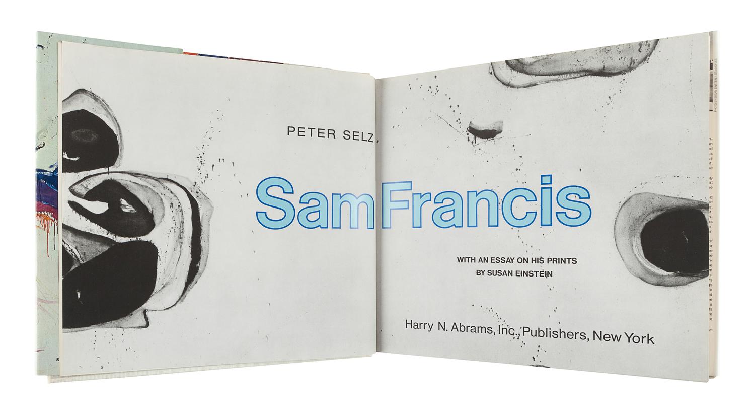 [FRANCIS, Sam (1923-1994)]. SELZ, Peter. Sam Francis. New York: Harry N. Abrams, Inc., 1975.