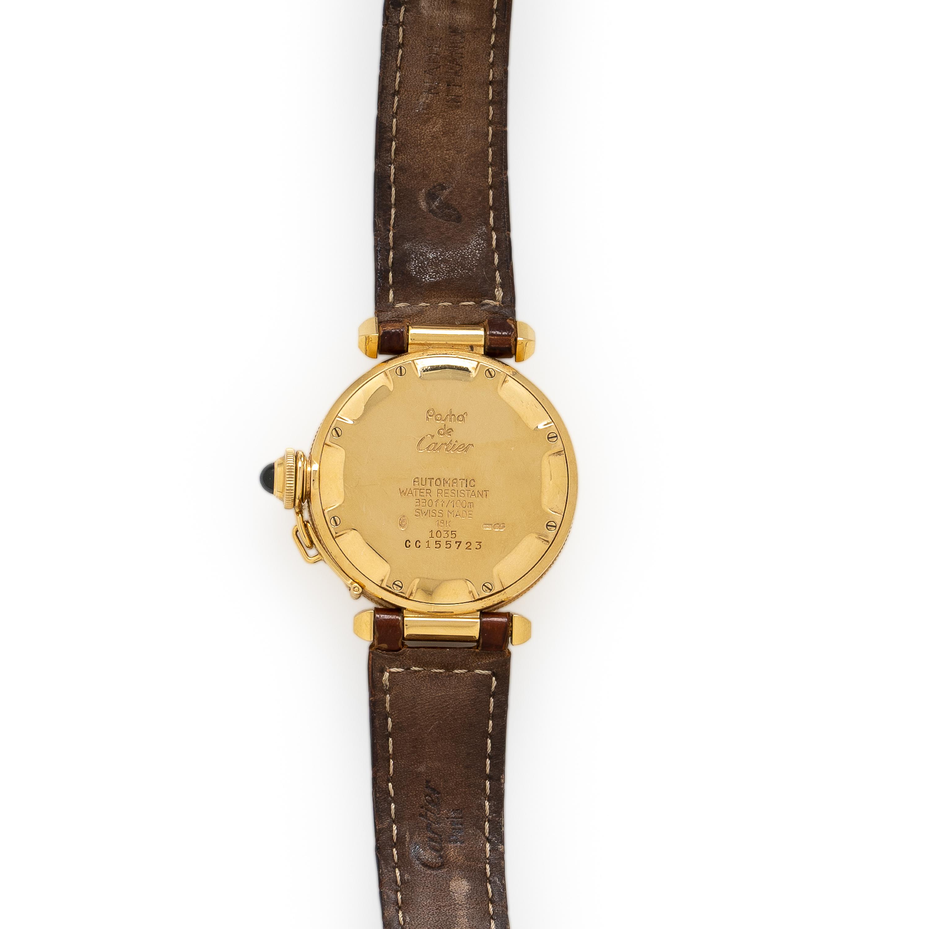 Cartier, Ref. 1035, 18K Yellow Gold 'Pasha' Watch
