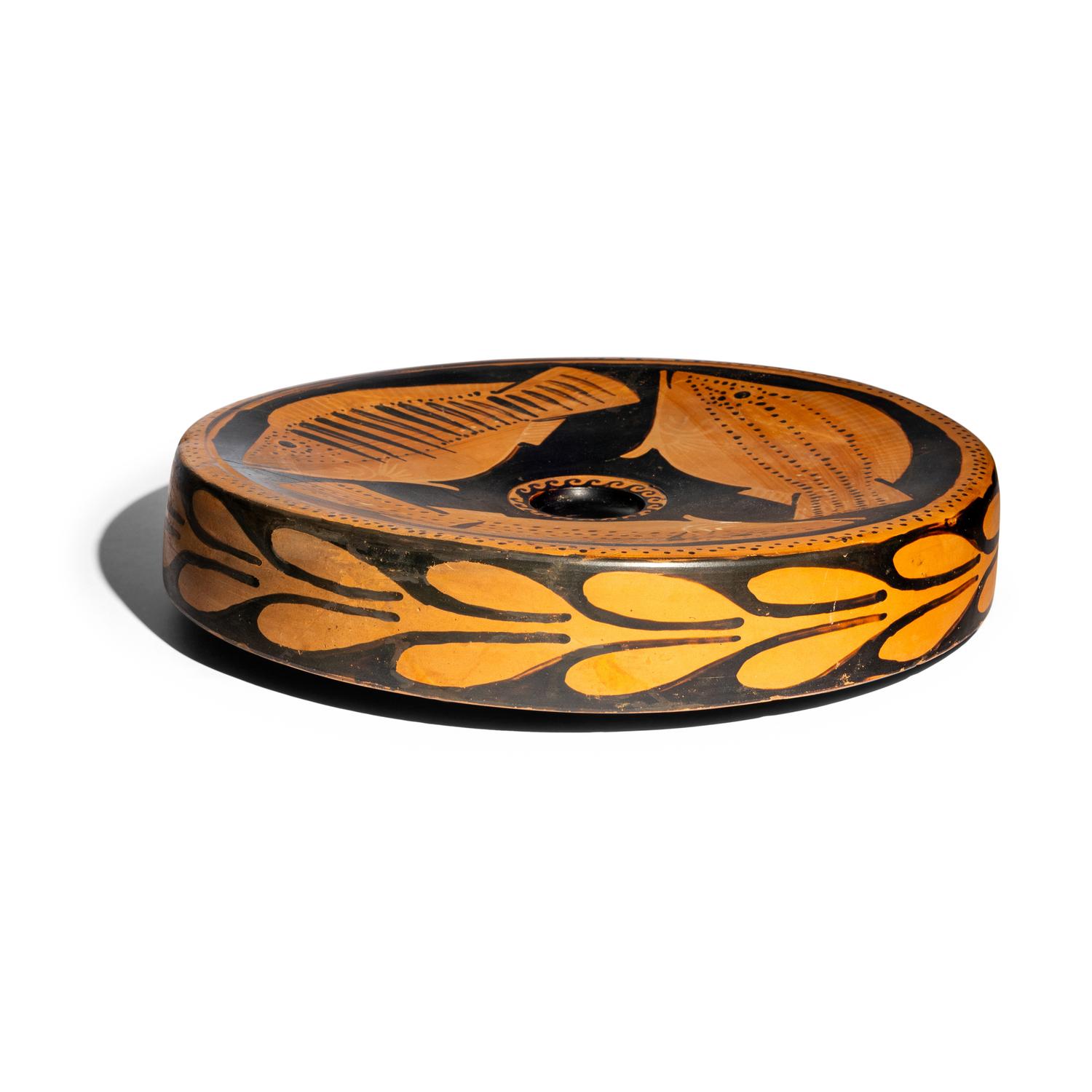 A Paestan Red-Figured Fish-Plate