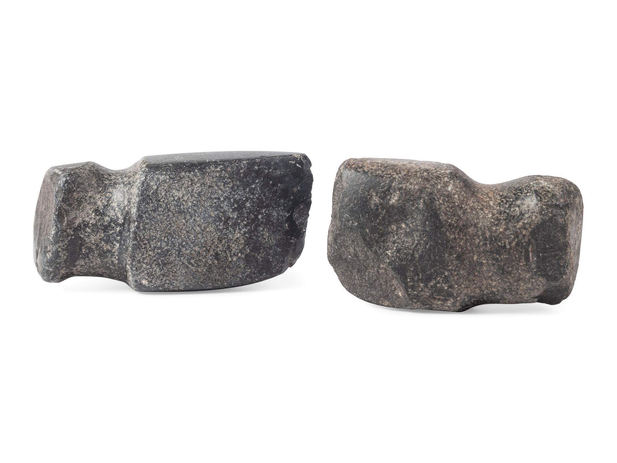 San Lazaro Pueblo Hardstone Full Groove Axes, From the Collection of Forrest Fenn