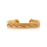 CARTIER, YELLOW GOLD 'C DE CARTIER' CUFF BRACELET