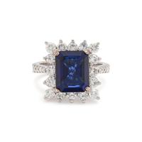 SAPPHIRE AND DIAMOND RING