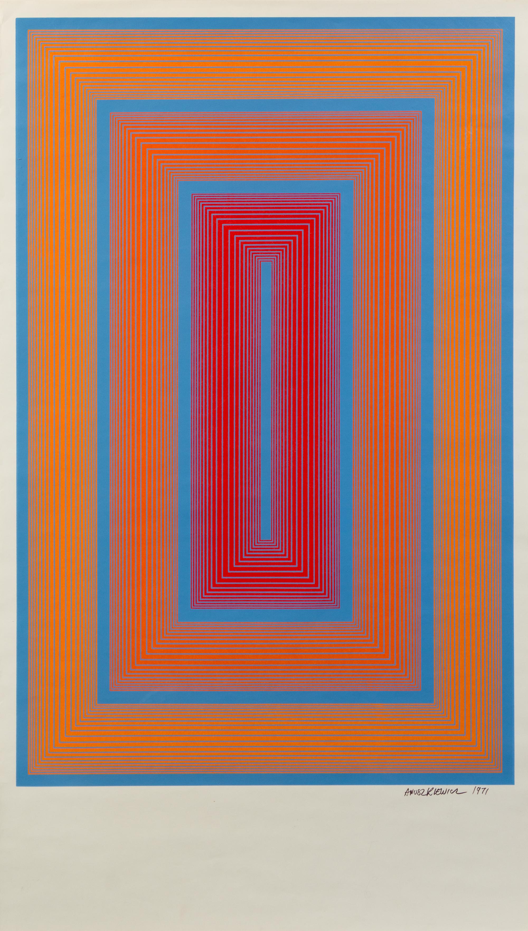 Richard Anuszkiewicz, (American, b. 1930), Untitled, 1971