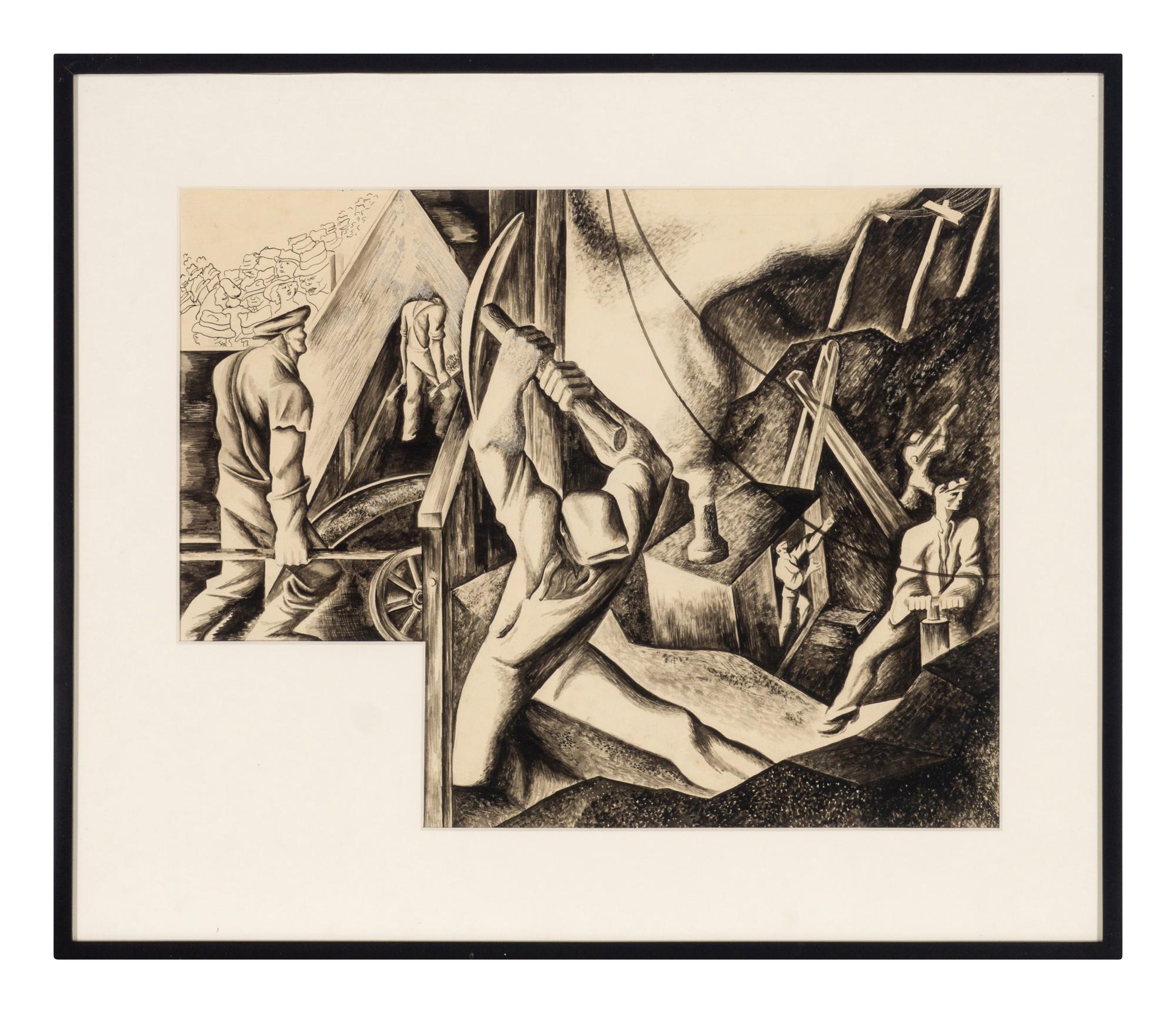 Study for Mural, Region #10 (Chicago)
