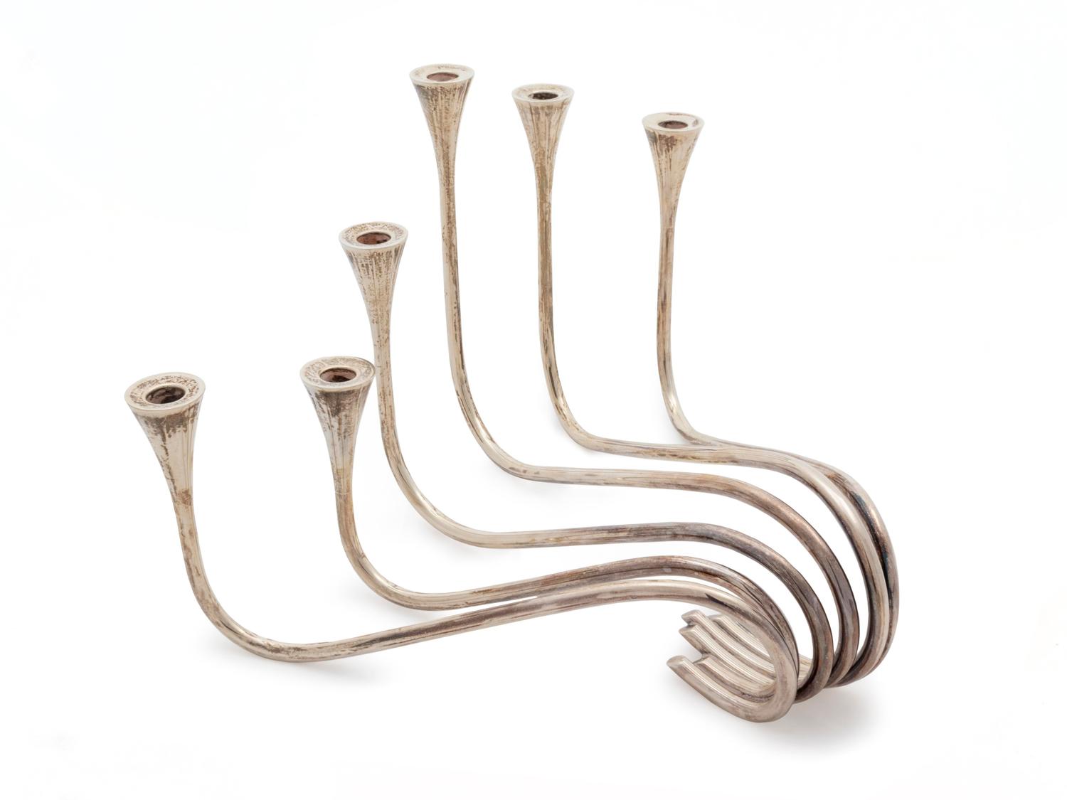 A Danish Modern Silver Candelabra — Anton Michelsen, Copenhagen, 20th Century