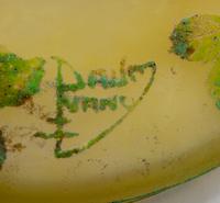 Daum, France, Early 20th Century, Cameo Glass Lid