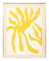 Leaves, Red and Yellow Leaf Form (A Pair of Prints)