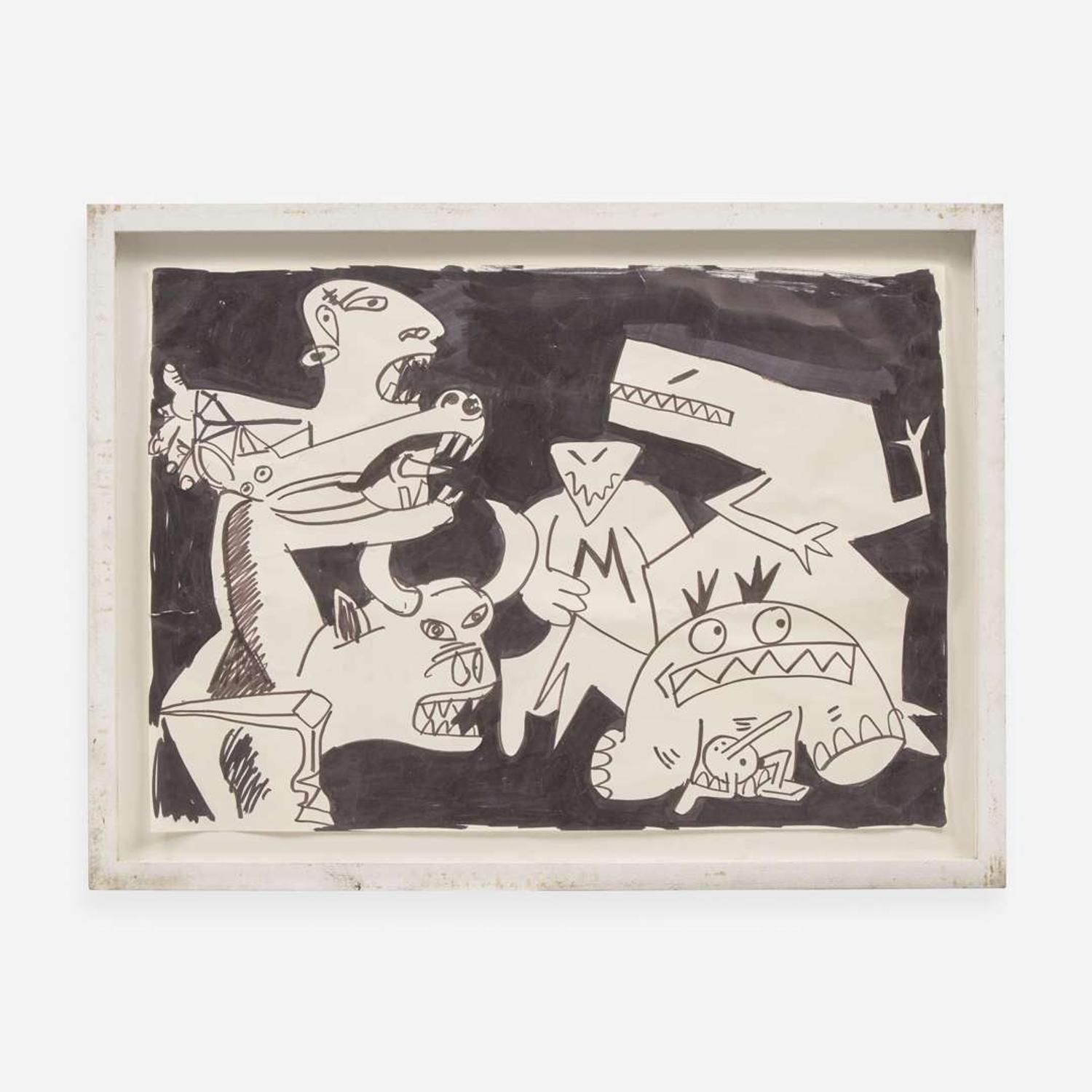 Hervé Di Rosa (French, b. 1959) Di Rosa Meets Picasso