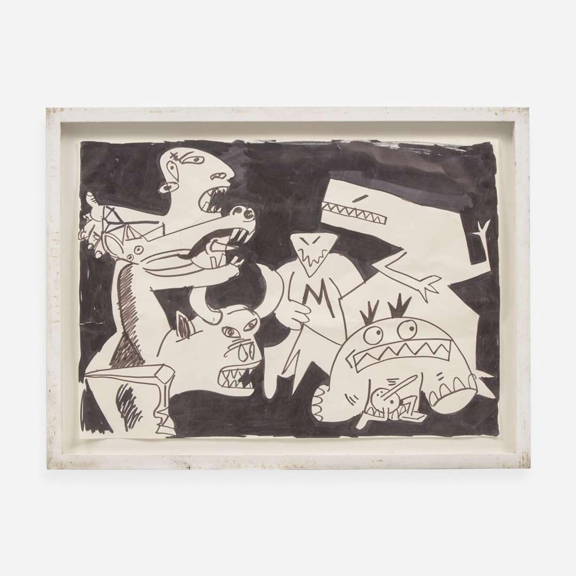 Hervé Di Rosa (French, b. 1959) Di Rosa Meets Picasso