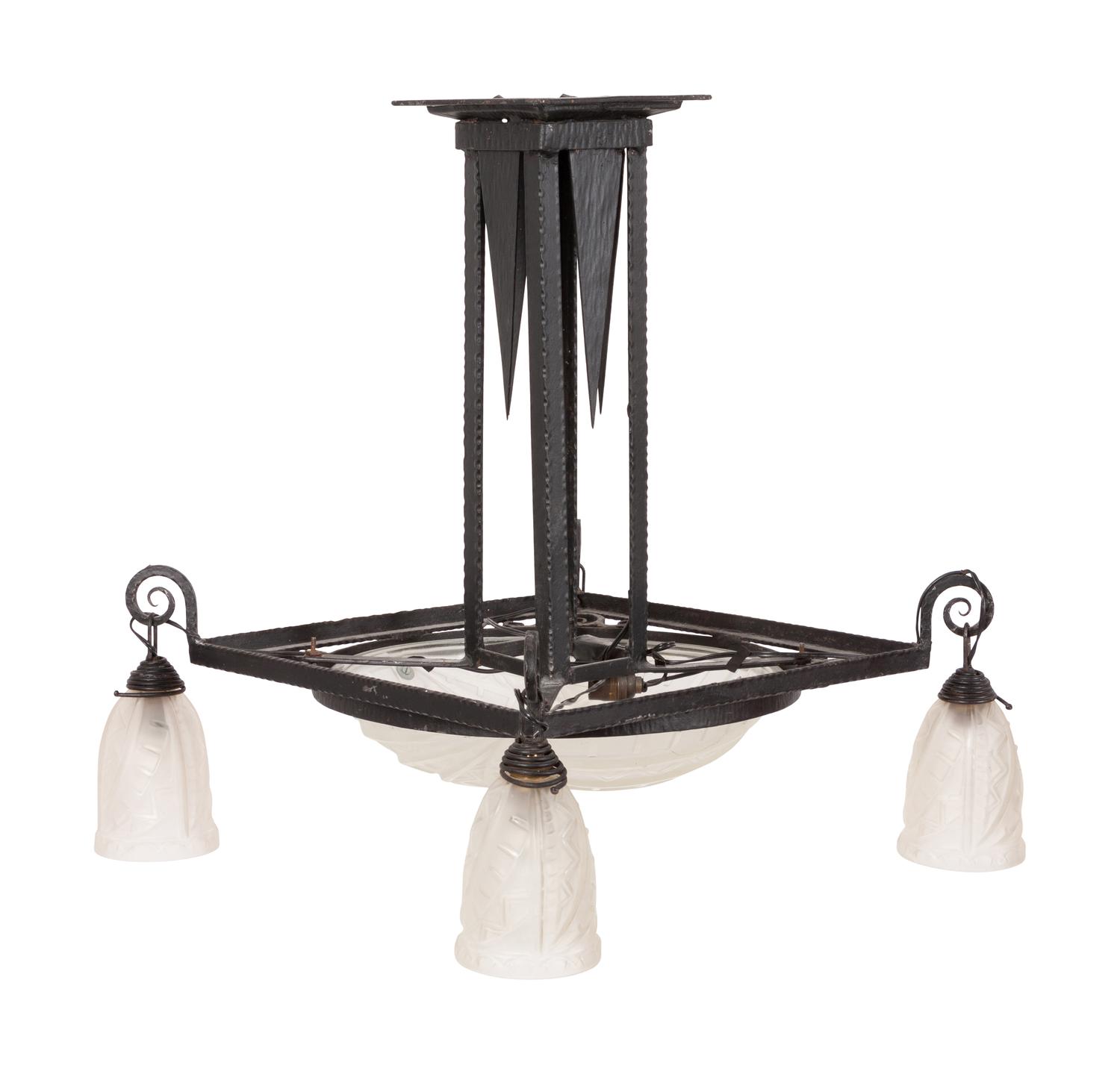 A French Art Deco Chandelier