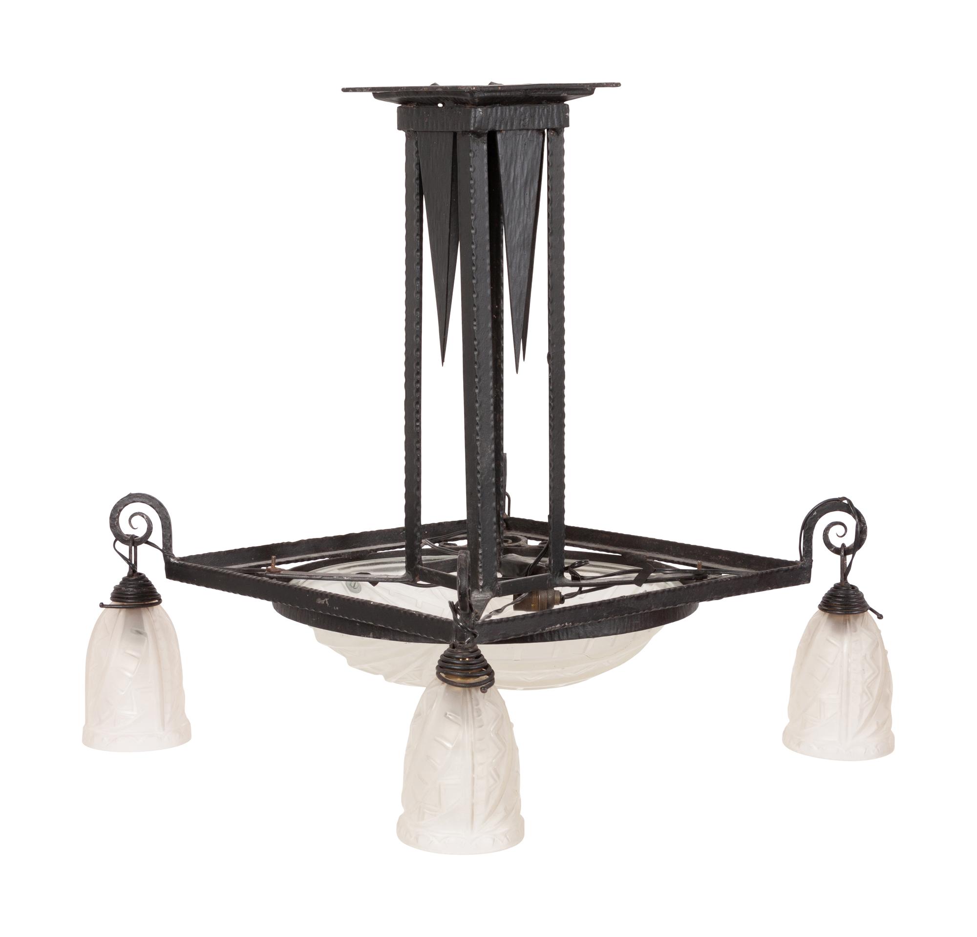 A French Art Deco Chandelier