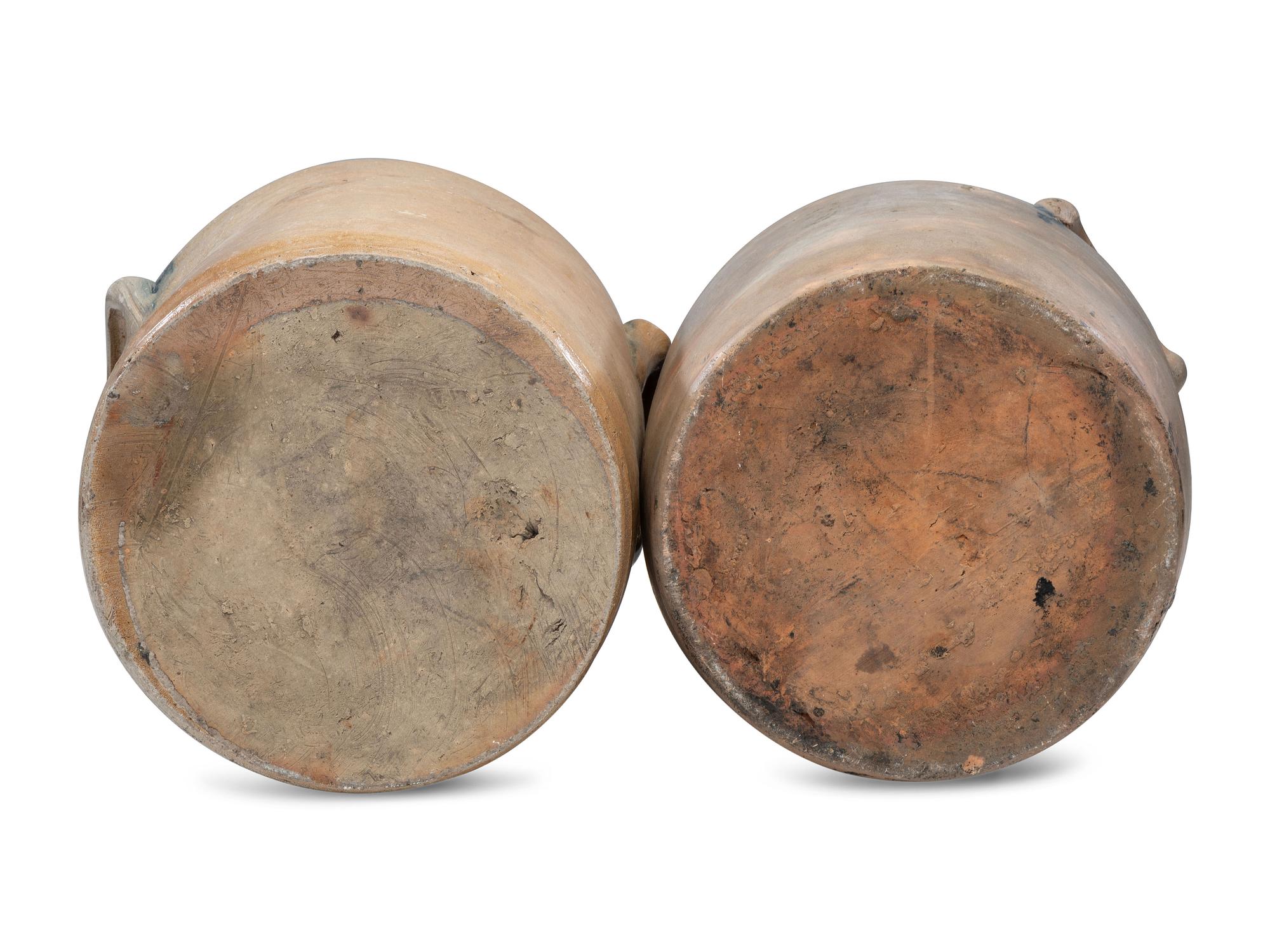 Two Three-Gallon Stoneware Crocks