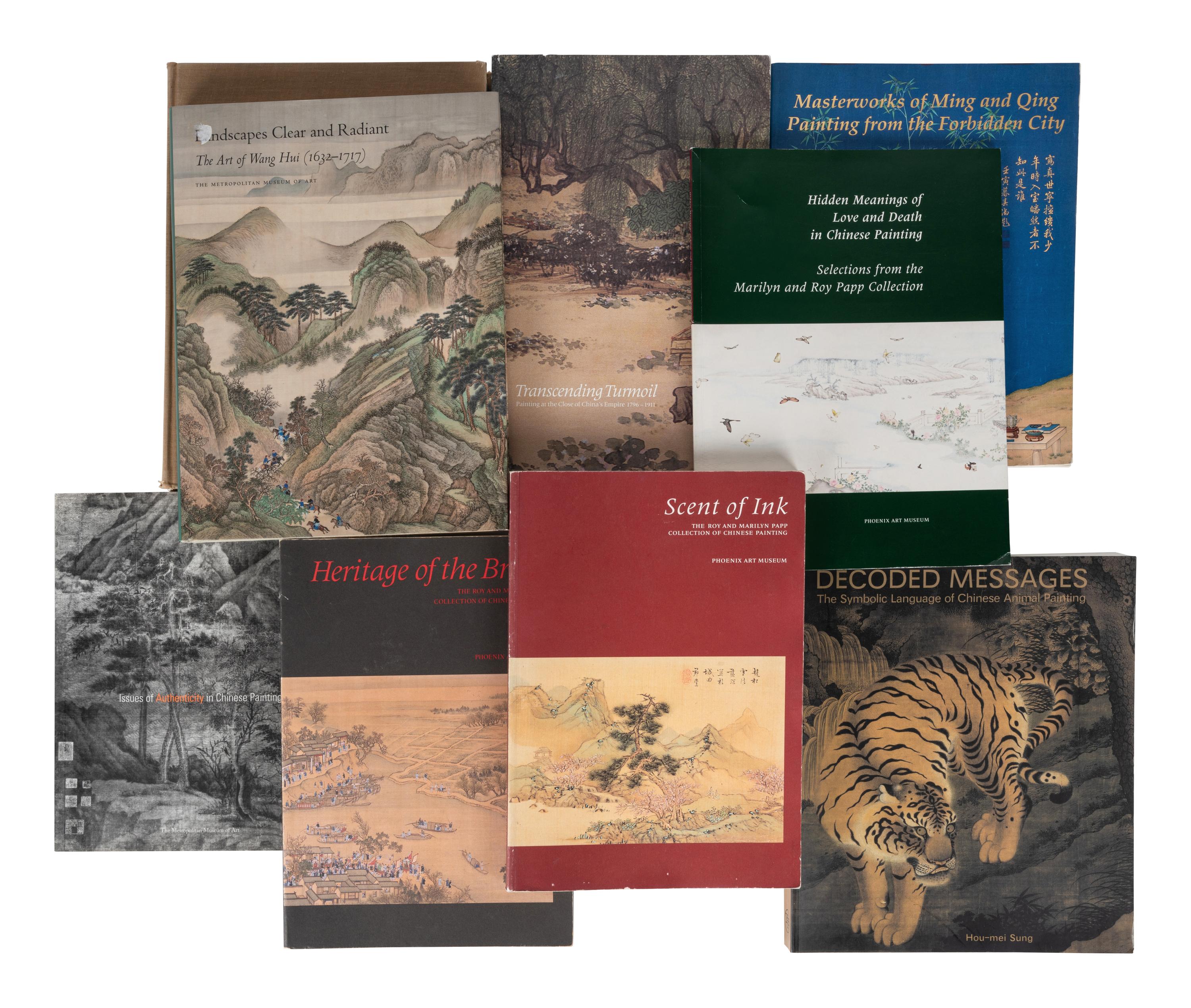 [CHINESE PAINTINGS] A group of reference works about Chinese Paintings, comprising: