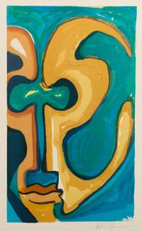 Anthony Quinn, (Mexican/American, 1915-2001), The Great Spirit, 1986 (The complete portfolio, comprising ten lithographs printed in col