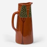 Frederick Hurten Rhead (British-American, 1880-1942) and Attributed Three Faience Vessels, USA, circa 1903