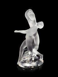 A Lalique Deux Danseuses Figural Group