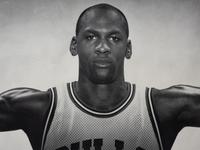 A Michael Jordan Signed Autograph Original Nike Wings Poster (Beckett Authentication Services Letter)