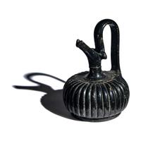 An Apulian Black-Glazed Epichysis