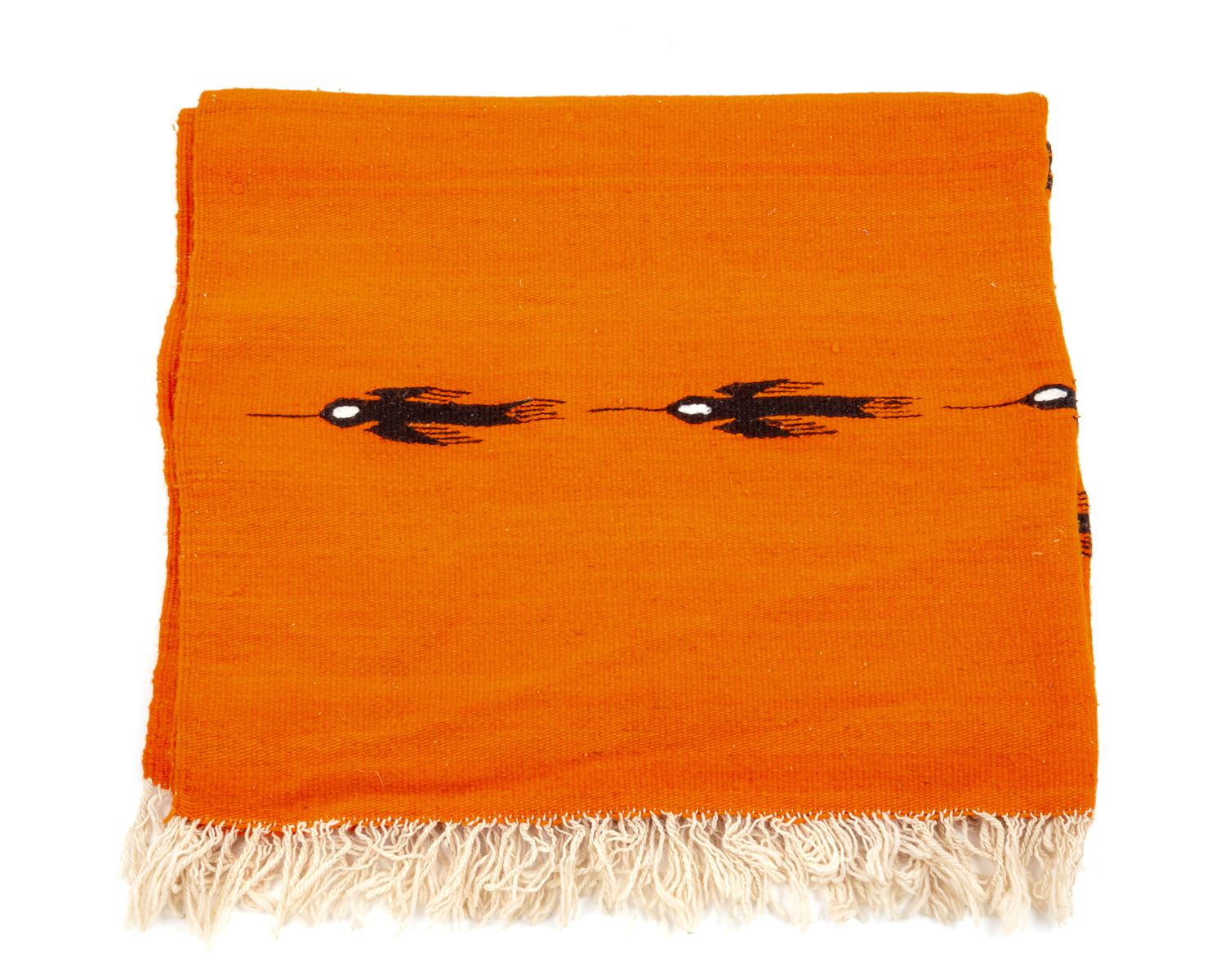A Mexican Woven Wool Blanket