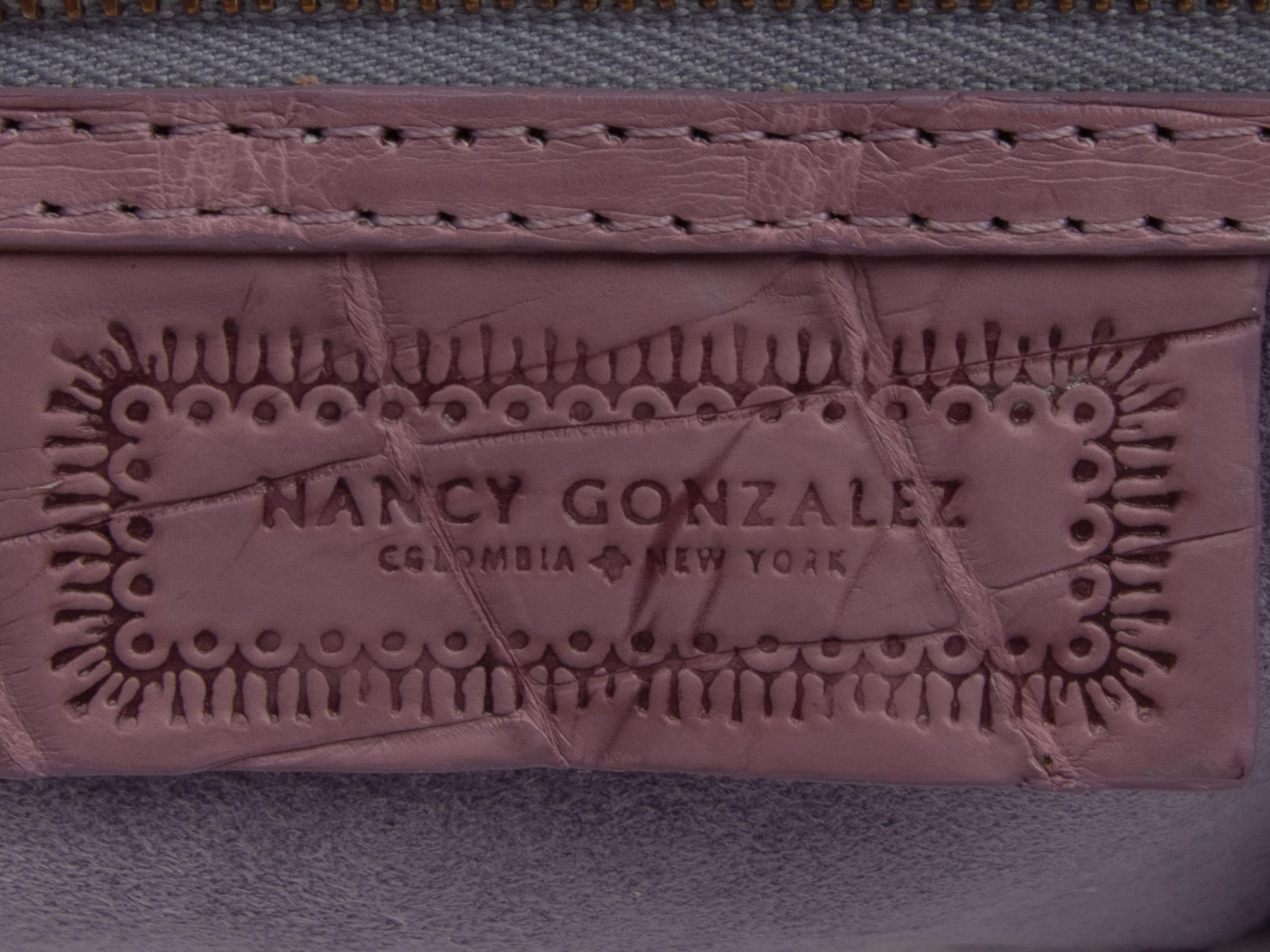 Two Nancy Gonzalez Crocodile Clutches