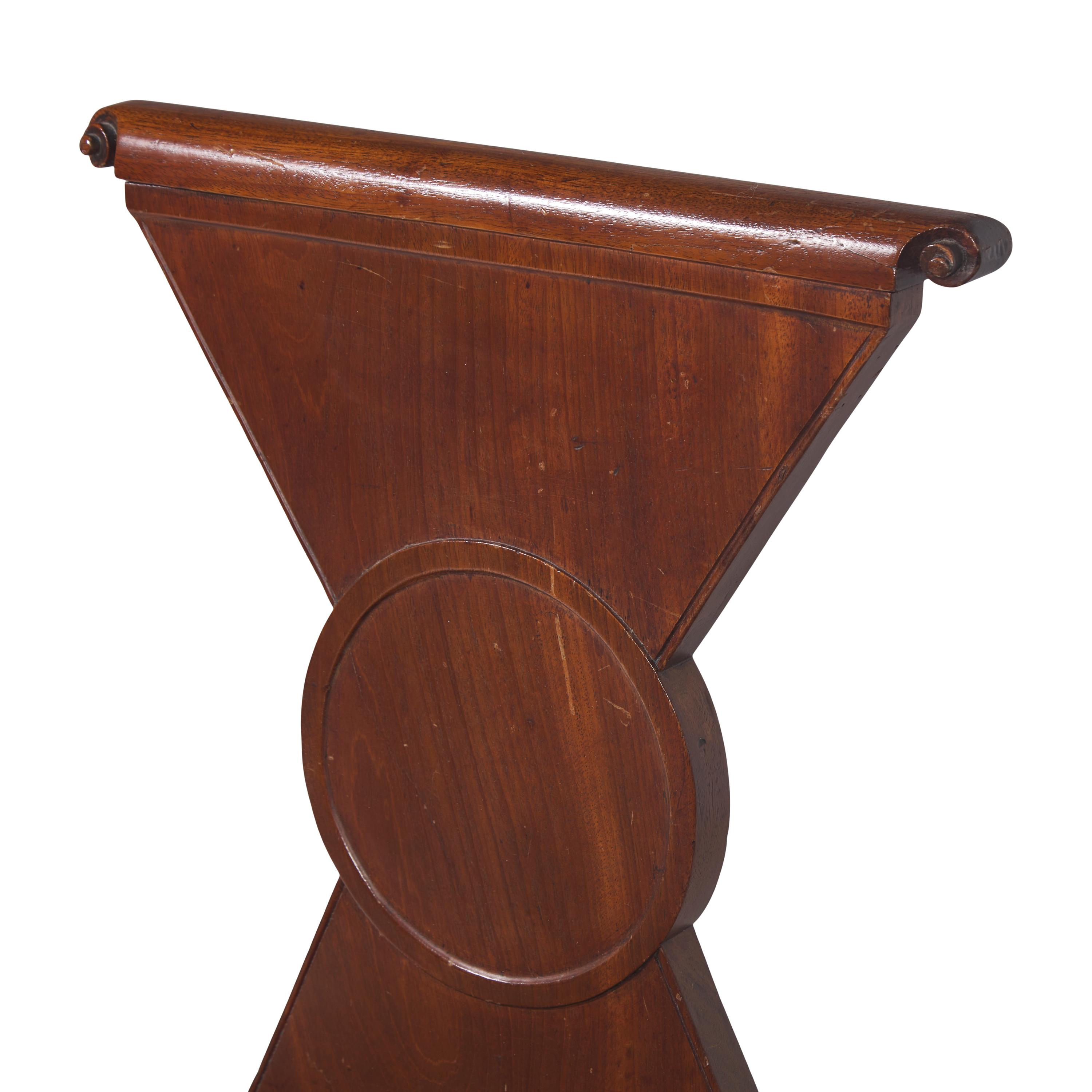 A Pair of Regency Mahogany Hall Chairs
