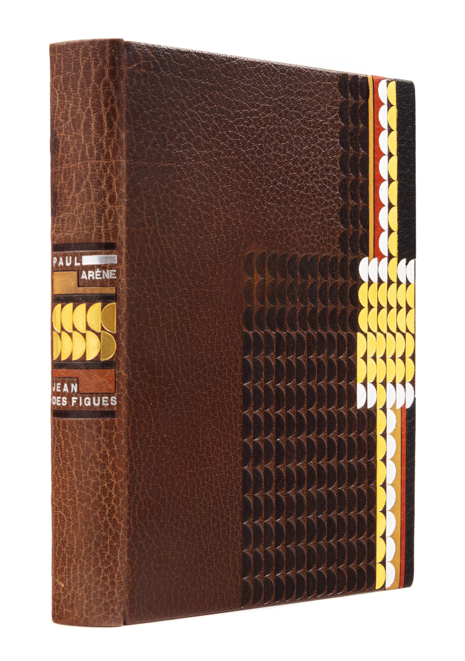 [BINDINGS]. [LÉOTARD, GENEVIÈVE - BINDER]. A group of 3 works in fine Art Deco bindings by Léotard.