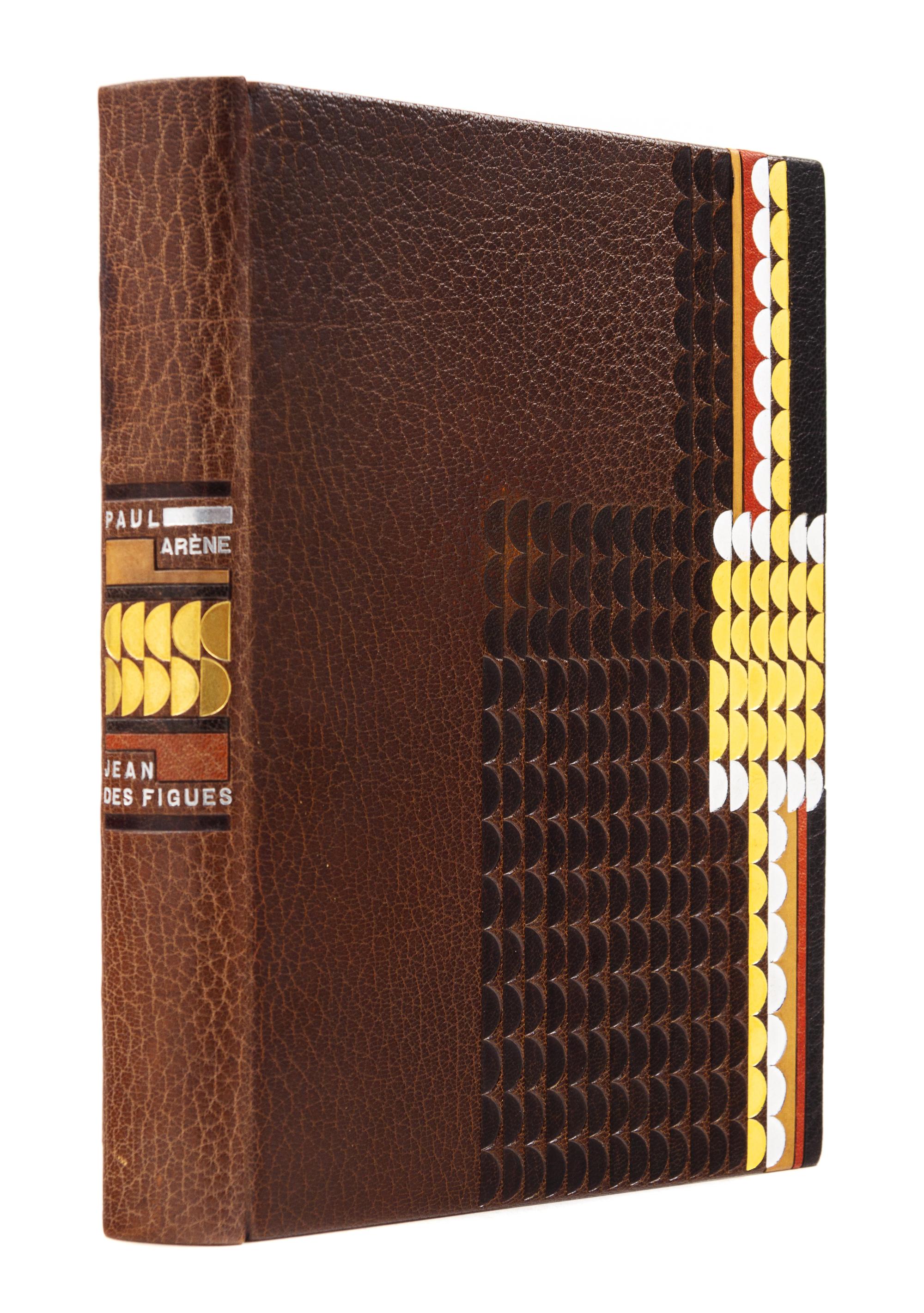 [BINDINGS]. [LÉOTARD, GENEVIÈVE - BINDER]. A group of 3 works in fine Art Deco bindings by Léotard.