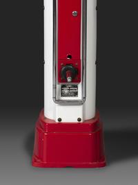 An Eco Islander Air Meter with Light Pole