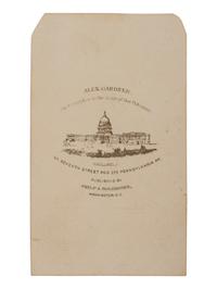 [LINCOLN, Abraham (1809-1863)]. GARDNER, Alexander (1821-1882), photographer. CDV of Lincoln. Washington, DC: Philp & Solomons, 1863.