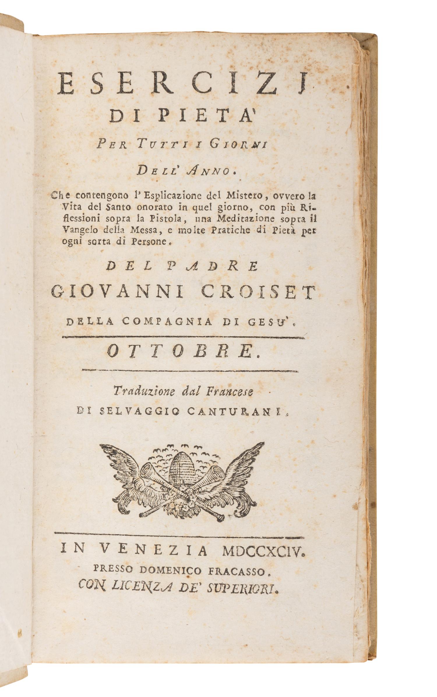 [PRINTING HISTORY]. A group of 8 pre-19th century works, including: