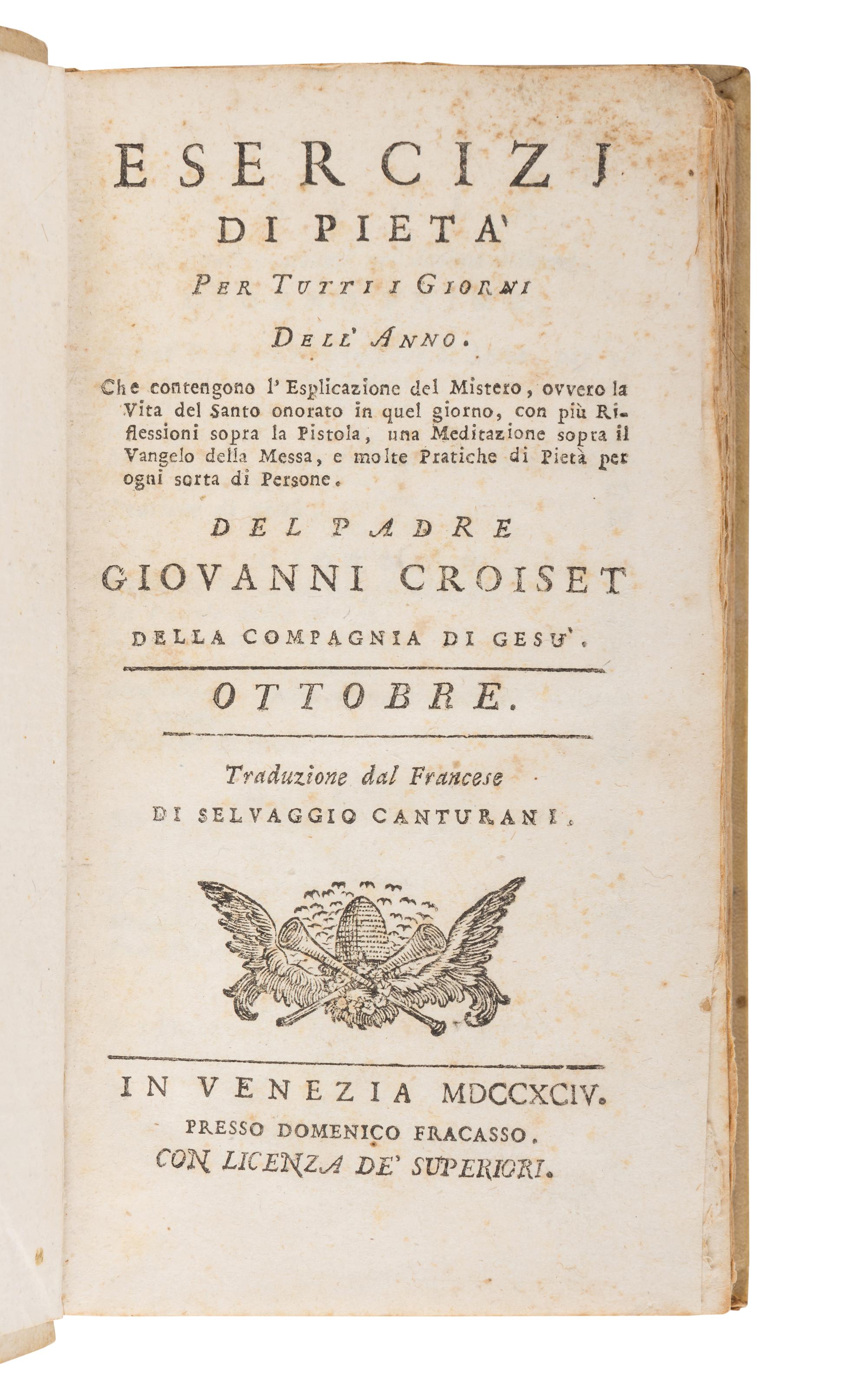 [PRINTING HISTORY]. A group of 8 pre-19th century works, including: