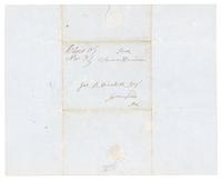 HARRISON, Anna Tuthill Symmes (1775-1864), First Lady. Autograph letter signed ("Anna Harrison"), Northbend, Ohio. To Joseph R. Winchell, Greenfield, Massachusetts, 1 November 1848.