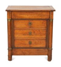 An Empire Walnut Cabinet