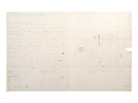DAVIS, JEFFERSON (1808-1889). Autograph letter signed ("J.F. Davis") to General Winfield Scott. "Lexington," [Kentucky], 26 August 1828.