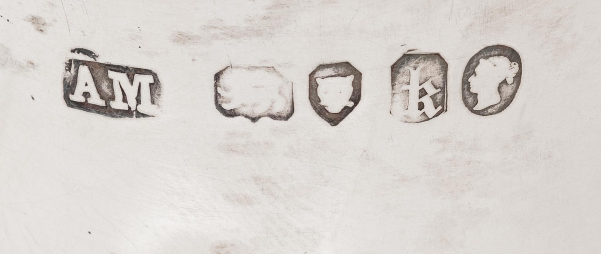 Four English Silver Table Articles