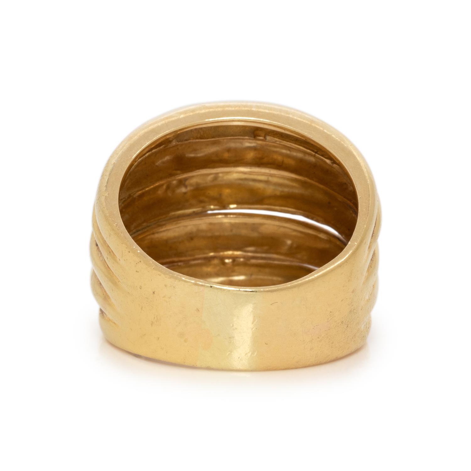 YELLOW GOLD RING