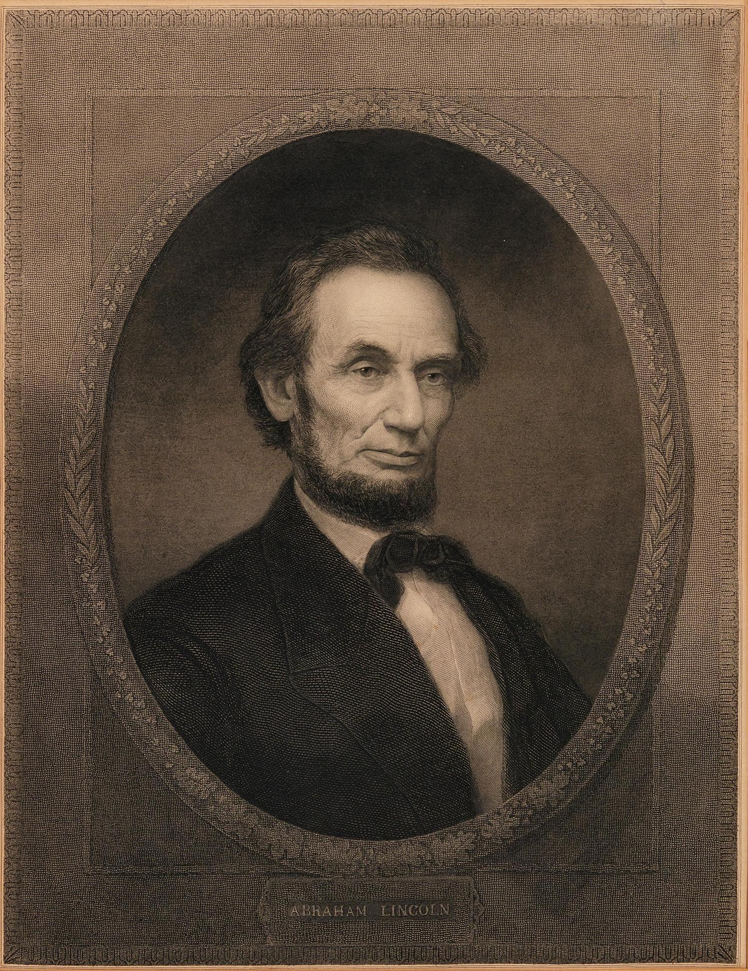 [LINCOLNIANA]. A group of Lincoln-related ephemera, including: