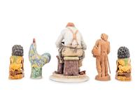 Five Decorative Figures