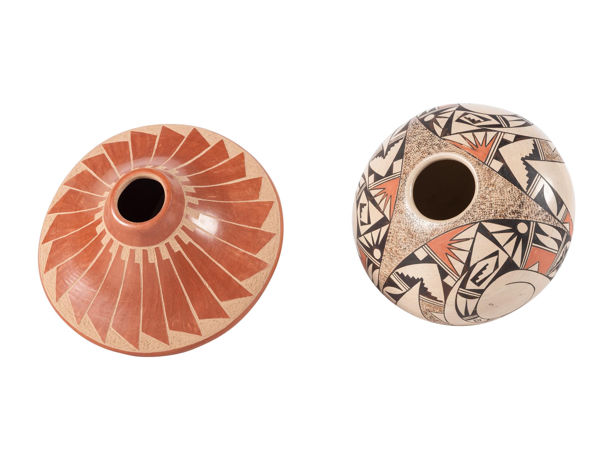 Pair of Southwestern Pottery Vases