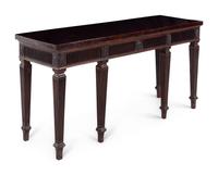 A Louis XVI Style Mahogany Console Table