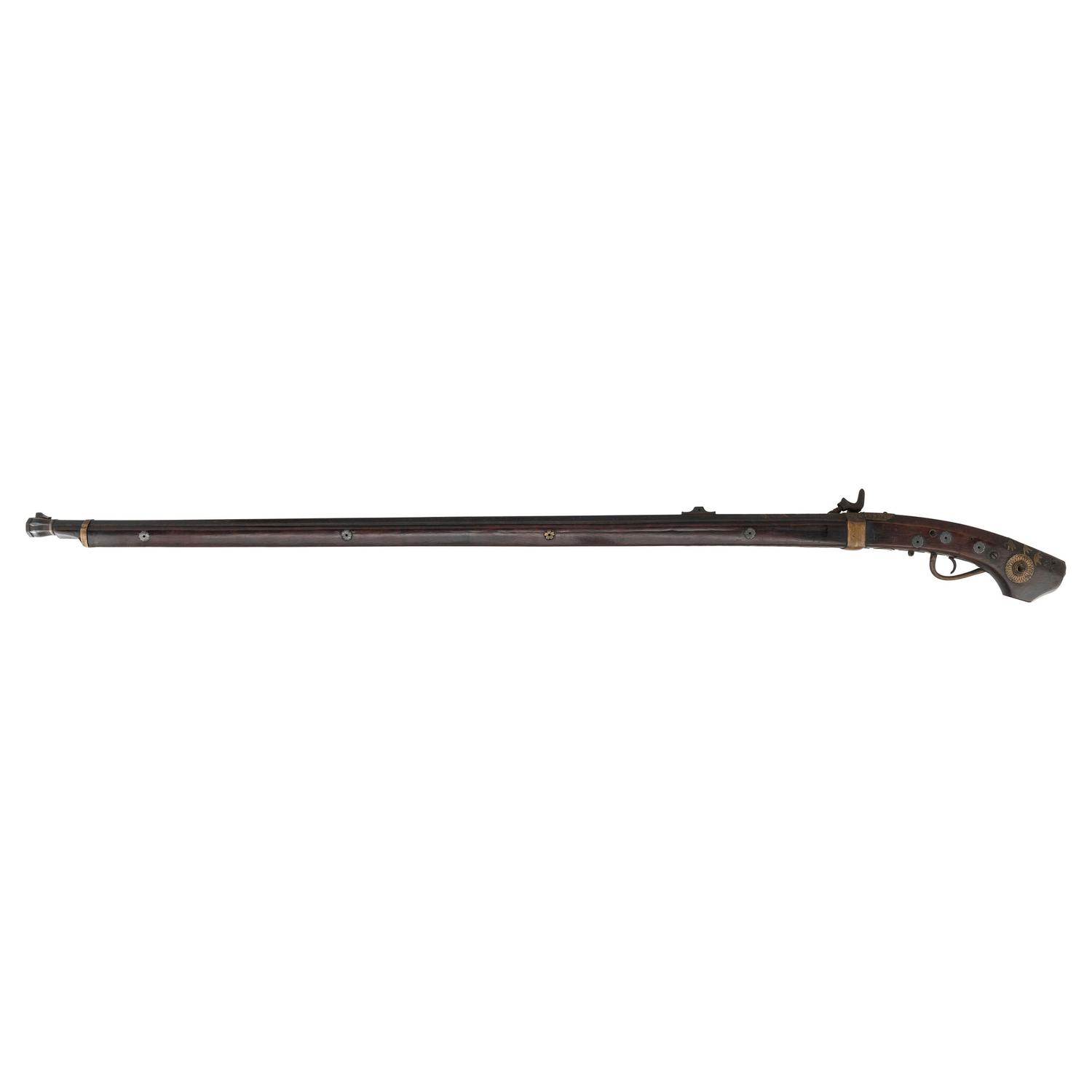 Edo-Period Japanese Tanegashima with Tokugawa Mon