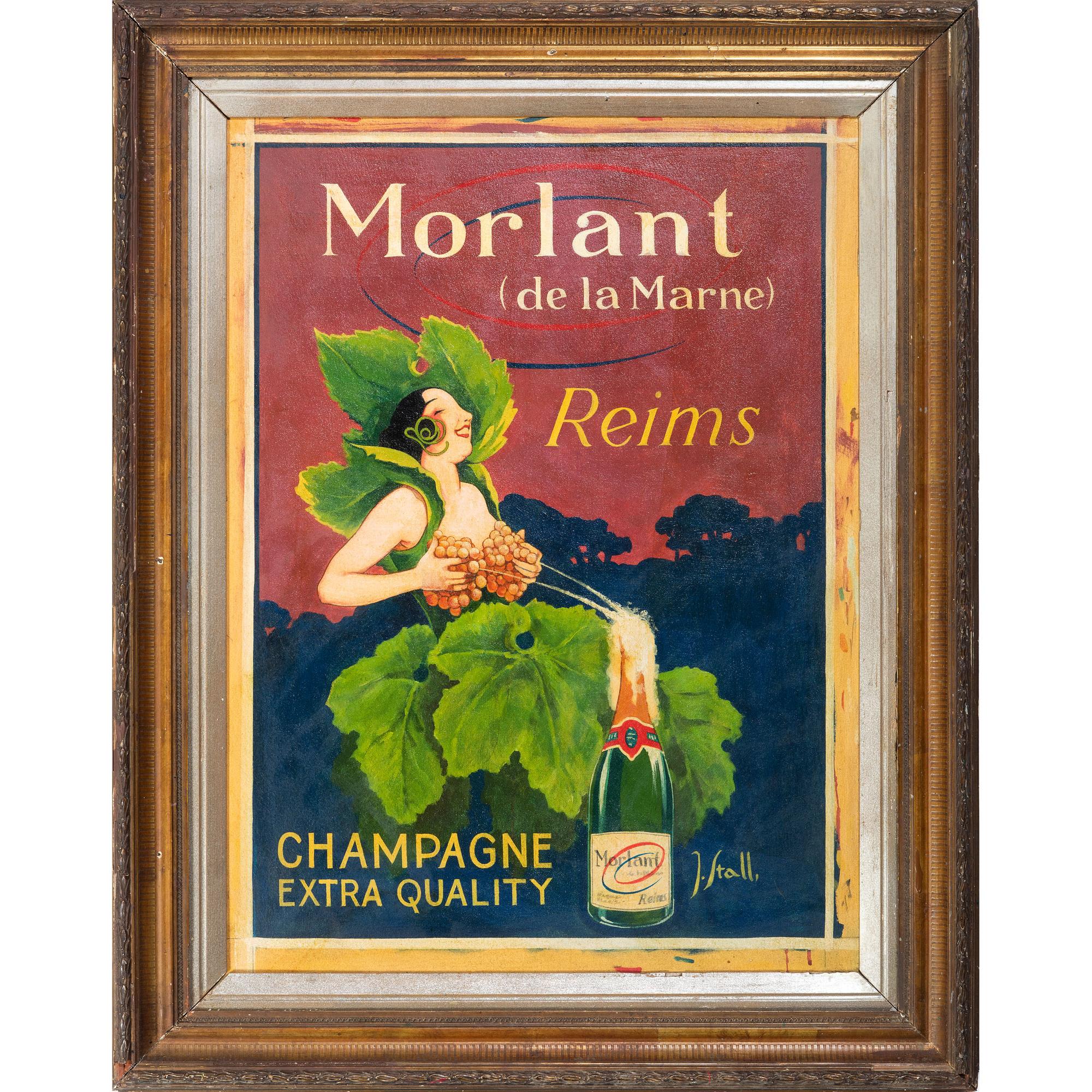 A Morlant Painted Advertisement after the Original Poster